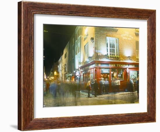 Bar Fleet Street, Temple Bar Area, Dublin, County Dublin, Eire (Ireland)-Bruno Barbier-Framed Photographic Print