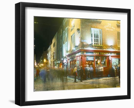 Bar Fleet Street, Temple Bar Area, Dublin, County Dublin, Eire (Ireland)-Bruno Barbier-Framed Photographic Print