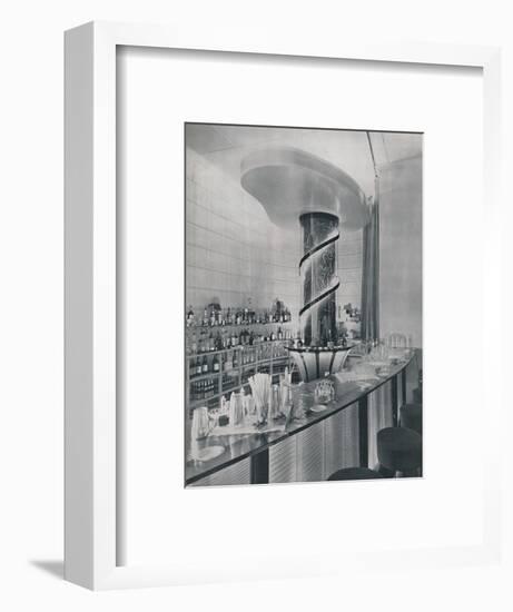 'Bar for a Garden Club Restaurant', 1942-Unknown-Framed Photographic Print