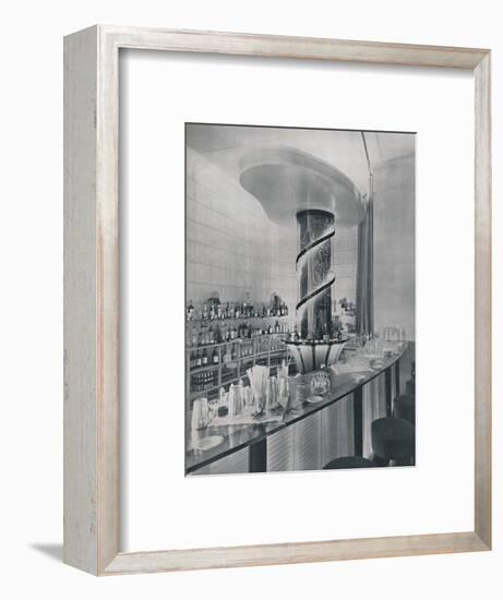 'Bar for a Garden Club Restaurant', 1942-Unknown-Framed Photographic Print