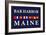 Bar Harbor, Maine - Nautical Flags-Lantern Press-Framed Art Print