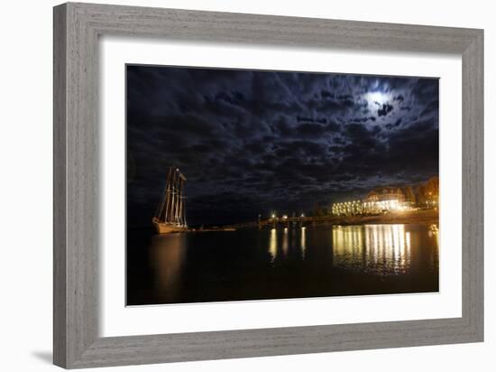 Bar Harbor Night Mood, Maine-George Oze-Framed Photographic Print