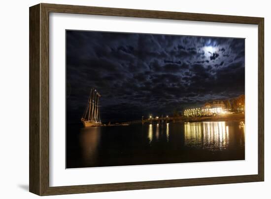 Bar Harbor Night Mood, Maine-George Oze-Framed Photographic Print