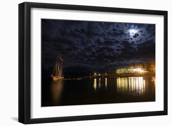 Bar Harbor Night Mood, Maine-George Oze-Framed Photographic Print