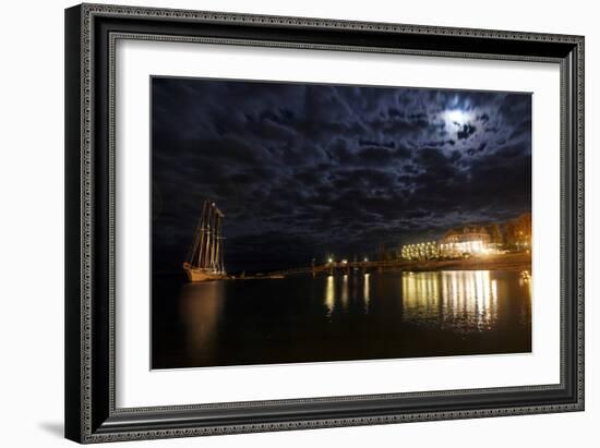 Bar Harbor Night Mood, Maine-George Oze-Framed Photographic Print