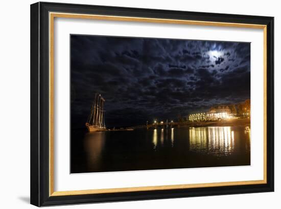 Bar Harbor Night Mood, Maine-George Oze-Framed Photographic Print