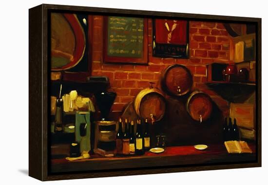 Bar in Madrid-Pam Ingalls-Framed Premier Image Canvas