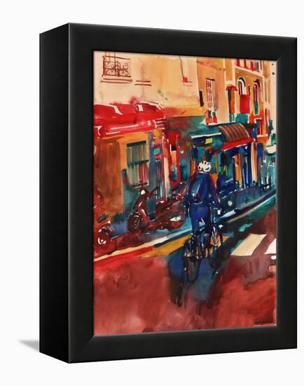 Bar in Paris-Maja Wronska-Framed Premier Image Canvas