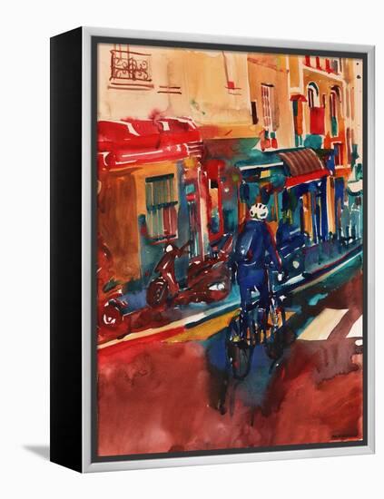 Bar in Paris-Maja Wronska-Framed Premier Image Canvas