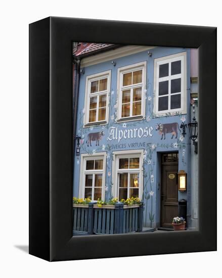 Bar in the Old Town, Riga, Latvia, Baltic States-Gary Cook-Framed Premier Image Canvas