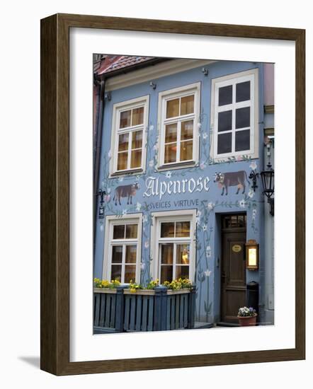 Bar in the Old Town, Riga, Latvia, Baltic States-Gary Cook-Framed Photographic Print