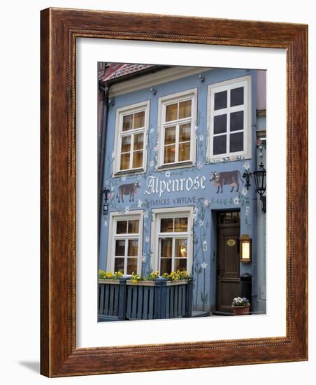 Bar in the Old Town, Riga, Latvia, Baltic States-Gary Cook-Framed Photographic Print