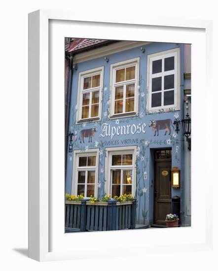 Bar in the Old Town, Riga, Latvia, Baltic States-Gary Cook-Framed Photographic Print