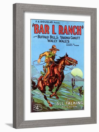 Bar L Ranch, 1930-null-Framed Premium Giclee Print