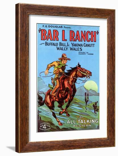 Bar L Ranch, 1930-null-Framed Premium Giclee Print