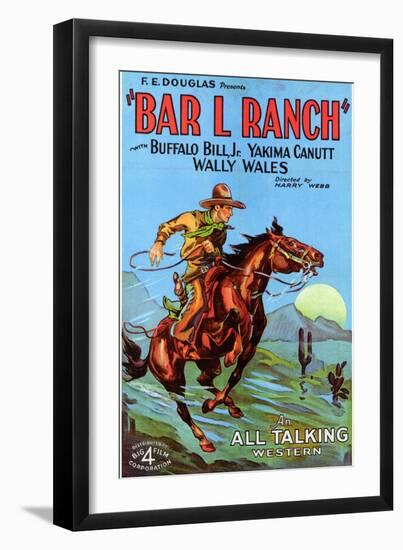 Bar L Ranch, 1930-null-Framed Premium Giclee Print