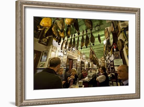 Bar Las Teresas, Seville, Andalucia, Spain, Europe-Stuart Black-Framed Photographic Print