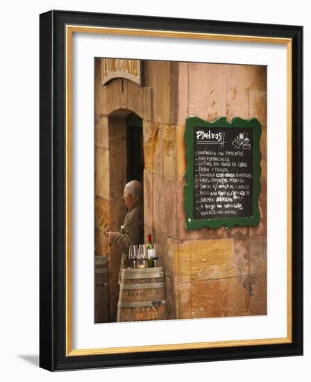 Bar, Oviedo, Spain-Walter Bibikow-Framed Photographic Print