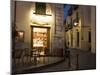 Bar, Piazza Duomo, Evening, Cefalu, Sicily, Italy, Europe-Martin Child-Mounted Photographic Print