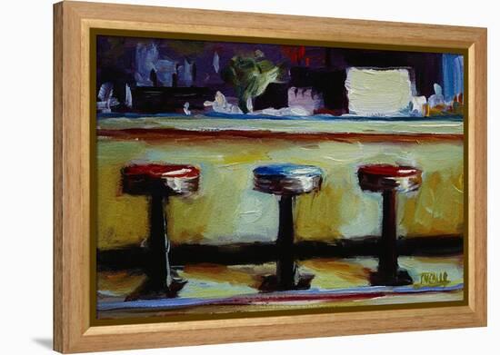 Bar Stools, Salem-Pam Ingalls-Framed Premier Image Canvas