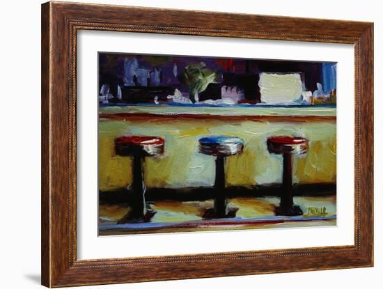 Bar Stools, Salem-Pam Ingalls-Framed Giclee Print