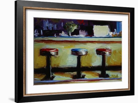 Bar Stools, Salem-Pam Ingalls-Framed Giclee Print