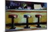 Bar Stools, Salem-Pam Ingalls-Mounted Giclee Print