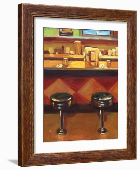 Bar Stools-Pam Ingalls-Framed Giclee Print