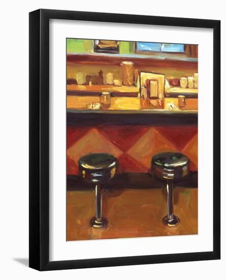 Bar Stools-Pam Ingalls-Framed Giclee Print