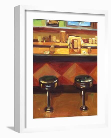 Bar Stools-Pam Ingalls-Framed Giclee Print