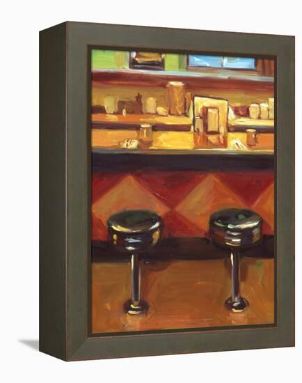 Bar Stools-Pam Ingalls-Framed Premier Image Canvas