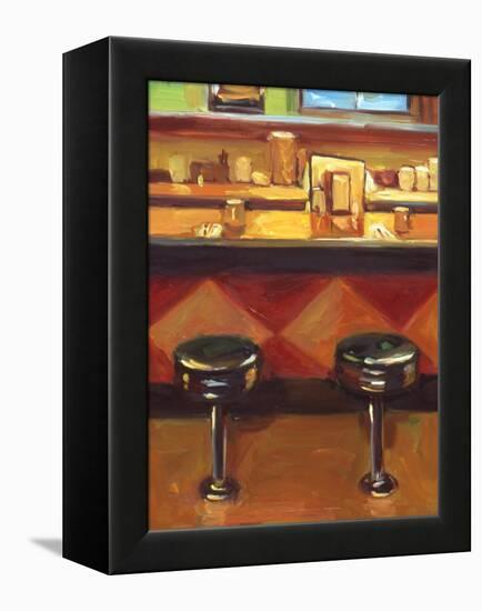 Bar Stools-Pam Ingalls-Framed Premier Image Canvas