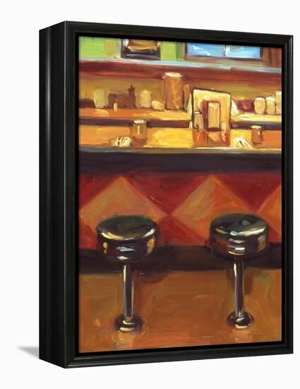 Bar Stools-Pam Ingalls-Framed Premier Image Canvas