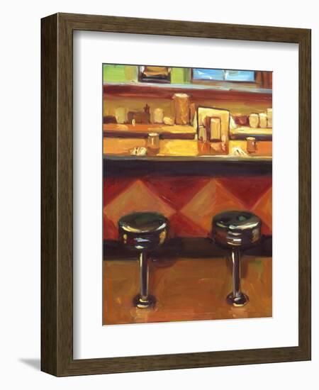 Bar Stools-Pam Ingalls-Framed Giclee Print