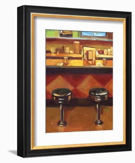 Bar Stools-Pam Ingalls-Framed Giclee Print
