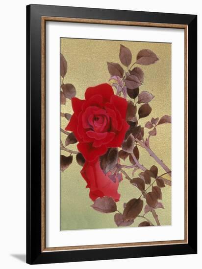 Bara 12976 Crop 1-Haruyo Morita-Framed Art Print