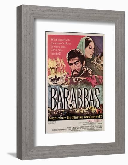 Barabbas, Anthony Quinn, Silvana Mangano, 1962-null-Framed Photo