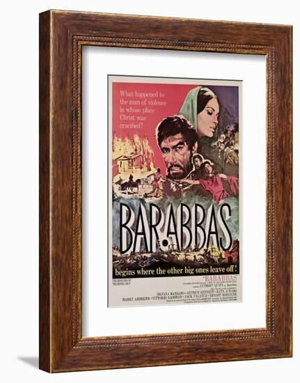 Barabbas, Anthony Quinn, Silvana Mangano, 1962-null-Framed Photo