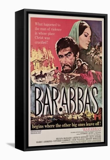 Barabbas, Anthony Quinn, Silvana Mangano, 1962-null-Framed Stretched Canvas