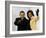 Barack Obama and His Wife Arrive at the Opening Inaugural Celebration at the Lincoln Memorial-null-Framed Photographic Print