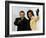 Barack Obama and His Wife Arrive at the Opening Inaugural Celebration at the Lincoln Memorial-null-Framed Photographic Print