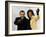 Barack Obama and His Wife Arrive at the Opening Inaugural Celebration at the Lincoln Memorial-null-Framed Photographic Print