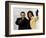 Barack Obama and His Wife Arrive at the Opening Inaugural Celebration at the Lincoln Memorial-null-Framed Photographic Print