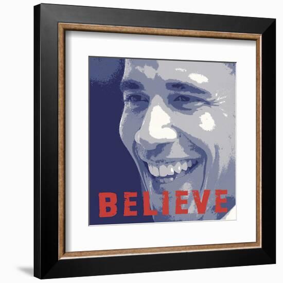 Barack Obama: Believe-null-Framed Giclee Print