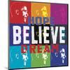 Barack Obama: Hope, Believe, Dream-Celebrity Photography-Mounted Art Print