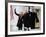 Barack Obama, Joe Biden and Their Wives Wave During the Inaugural Celebration at Lincoln Memorial-null-Framed Photographic Print