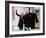 Barack Obama, Joe Biden and Their Wives Wave During the Inaugural Celebration at Lincoln Memorial-null-Framed Photographic Print