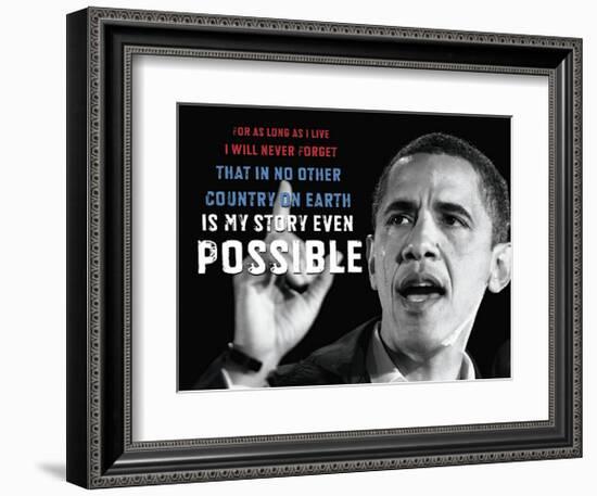 Barack Obama: My Story-null-Framed Giclee Print