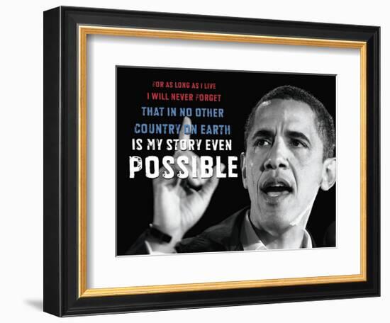 Barack Obama: My Story-null-Framed Giclee Print