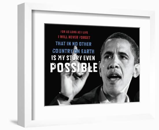 Barack Obama: My Story-null-Framed Giclee Print